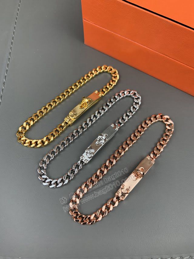 Hermes首飾品 愛馬仕Kelly Clochette手鏈 Hermes經典男女款手鏈  zgh1574